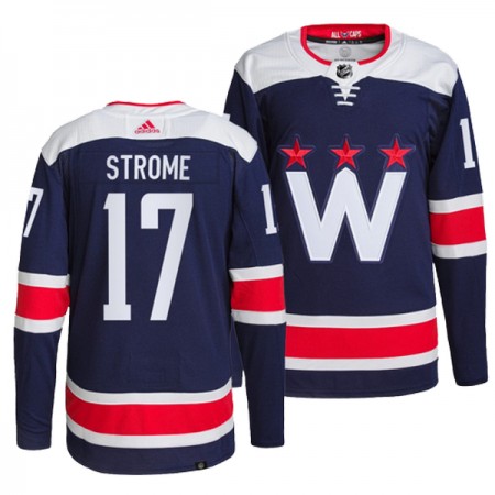 Mænd NHL Washington Capitals Trøje Dylan Strome 17 Adidas Navy Tredje Authentic
